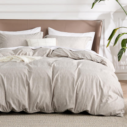 Bedsure Duvet Cover Queen Size - Reversible Cute Floral Duvet Cover Set with Zipper Closure, 3 Pieces White Bedding Set with 8 Corner Ties and 2 Pillow Shams 20"x26"